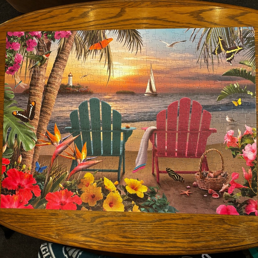 Cobble hill 500 piece beach puzzle